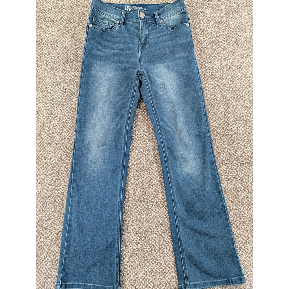 DG2 Diane Gilman Up-Lifter Bootcut Jeans Blue Medium Wash 4P Petite RN 92309